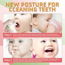 Load image into Gallery viewer, Foam Toothpaste Kids 2 Pack, Autobrush Toothpaste, Fluoride Free Toddler Toothpaste with Strawberry Flavor for U Shaped Toothbrush Electric Toothbrush for Children Kids Age for 3 and Up