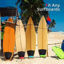 Load image into Gallery viewer, Abahub 3 Piece EVA Surfboard Deck Traction Pads with Kicker for Stomp Skimboards, Surf Boards, Funboard, Fish Board, White