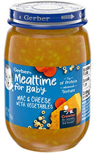 Load image into Gallery viewer, Gerber 3rd Foods Mealtime for Baby Jar, Mac & Cheese with Vegetables, 6 OZ