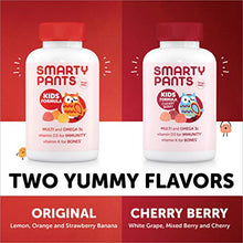 Load image into Gallery viewer, SmartyPants Kids Formula Daily Gummy Multivitamin: Vitamin C, D3, and Zinc for Immunity, Gluten Free, Omega 3 Fish Oil (DHA/EPA), , Vitamin B6, Methyl B12, 120 Count (30 Day Supply)