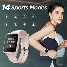 Load image into Gallery viewer, Amazfit Bip S Lite Smart Watch Fitness Tracker for Women, 30 Days Battery Life, 1.28”Always-on Display, 14 Sports Modes, Heart Rate & Sleep Monitor, 5 ATM Waterproof, for Android Phone iPhone(Pink)