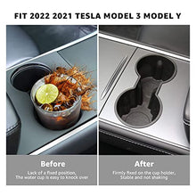 Load image into Gallery viewer, Motrobe 2022 2021 Tesla Model Y Model 3 Center Console Cup Holder Insert ONLY FIT New Console