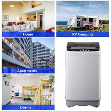 Load image into Gallery viewer, WANAI Full-Automatic Washing Machine, 1.32cu.ft/12lbs Portable Compact 2 in 1 Laundry Washer with Drain Pump, 10 Programs 8 Water Level Selections with LED Display, Ideal for Dorm Apartment and Camping