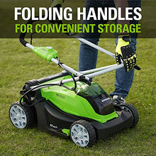 Load image into Gallery viewer, Greenworks 40V 17" (2-In-1) Push Lawn Mower, 4.0Ah Battery and Charger Included