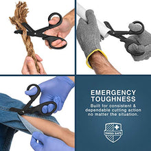 Load image into Gallery viewer, 7.5" EMT Trauma Shears (Various Colors) - Heavy Duty Bandage Scissors, Military-Grade for Doctors, Nurse, Paramedic First Responder and First Aid Emergency Trauma Kits (Black Shears)