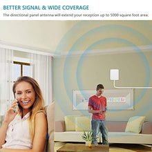 Load image into Gallery viewer, Cell Phone Signal Booster Antenna for Home and Office - Boosts 4G LTE Data and Volte for Verizon AT&T T-Mobile - Dual 700MHz Band 12/13/17 Cellular Repeater Amplifier Kit Cover Up to 5,000Sq Ft