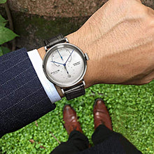 Load image into Gallery viewer, FEICE Bauhaus Watch Men's Mechanical Watch Analog Waterproof Automatic Watches for Men Casual Dress Watches with Domed Mirror Leather Bands Date -FM202