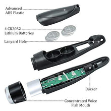 Load image into Gallery viewer, Yukee Electronic Whistles with Lanyard, 3 Tones 120-150DB Coach Referee Whistle, Electric Emergency Lifeguard Whistles for Camping Hiking Kids Safety Whistle
