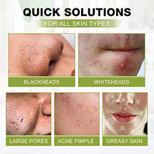 Load image into Gallery viewer, Blackhead Peel Off Face Mask, SHVYOG 3-in-1 Blackhead Remover Charcoal Mask with Brush & Tea Tree Serum, Purifying & Deep Cleansing Black Mask for Blackheads, Dirt, Acne, Pores Shrinking (100g+30ml)