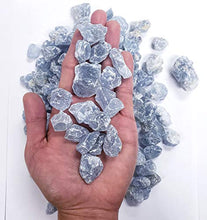 Load image into Gallery viewer, MINERALUNIVERSE 1 LB Celestite Crystal Rough Stones - Celestine Natural Stones - Raw Rocks Perfect for Cabbing, Tumbling, Lapidary & Polishing and Reiki Healing