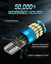 Load image into Gallery viewer, Combriller 194 LED Bulb White, Error Free 194 168 LED Bulb T10 2825 w5w Led Interior Car Lights for Car License Plate Light, dome light, Dash Lights, Door light, Trunk Cargo light, Pack of 2