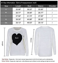 Load image into Gallery viewer, shermie Crew Neck Knitted Sweaters for Women Long Sleeve Cute Multi Hearts Pullover Sweaters Grey Small