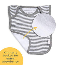 Load image into Gallery viewer, Burt's Bees Baby - Bibs, 4-Pack Lap-Shoulder Drool Cloths, 100% Organic Cotton with Absorbent Terry Towel Backing (Heather Grey)