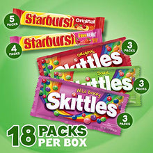 Load image into Gallery viewer, SKITTLES & STARBURST Candy Full Size Variety Mix 37.05-Ounce 18-Count Box