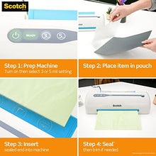 Load image into Gallery viewer, Scotch Thermal Laminating Pouches, 100 Pack Laminating Sheets, 3 Mil, 8.9 x 11.4 Inches, Education Supplies & Craft Supplies, For Use With Thermal Laminators, Letter Size Sheets (TP3854-100)