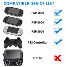 Load image into Gallery viewer, FunTurbo PSP Charger Cable, Playstation Portable Charger PSP Power Cord for Charging Sony PSP 1000 2000 3000 USB Data Cable & Charging Cord 2-in-1 (2 Pack)