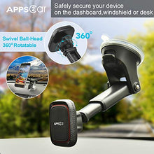 Load image into Gallery viewer, Magnetic Phone Car Mount,APPS2Car Universal Dashboard Windshield Industrial-Strength Suction Cup Car Phone Mount Holder with Adjustable Telescopic Arm,6 Strong Magnets,for All Cell Phones
