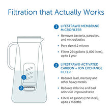 Load image into Gallery viewer, LifeStraw Home Activated Carbon + Ion Exchange Replacement Filters Tested to Protect Against Lead, Mercury, Chlorine, PFAS and a Variety of Chemicals, BPA Free