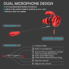 Load image into Gallery viewer, Gaming Earbuds with Microphone, Friencity Wired Earphones for Cell Phone Noise Cancelling w/Adjustable Mic, E-Sport in-Ear Headphones for Nintendo Switch, Xbox One, PS4, PC, Laptop with 3.5mm Jack