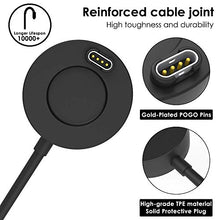 Load image into Gallery viewer, EZCO Charger Compatible with Garmin Vivoactive 3 4 4S/ Fenix 5 / Fenix 6 6S 6X / Venu Sq Music, 2 Pack 3.3 Ft USB Charging Cable Stand Station Date Syn for Fenix 5 5S 5X / Forerunner 935 Smart Watch