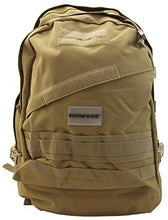 Load image into Gallery viewer, Humvee HMV-GB-02TAN Double Reinforced Day Pack with Compression Handles, Tan