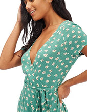 Load image into Gallery viewer, Billabong Women's WRAP Front MIDI Length Dress, Island Green, M