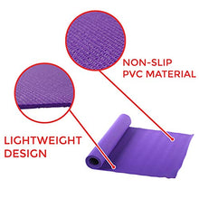 Load image into Gallery viewer, Sunny Health & Fitness Yoga Mat (Purple) (031-P)