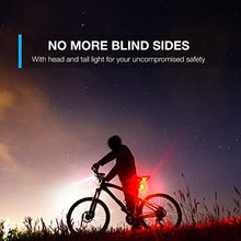 Load image into Gallery viewer, Vont 'Breeze' Bike Light Set, USB Rechargeable Bicycle Light, Instant Install, Fits All Bikes - 3 Modes, Bike Lights Front and Back Illumination - Waterproof, Lightweight, Durable
