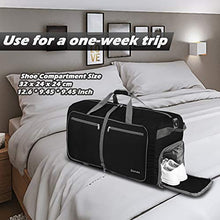 Load image into Gallery viewer, Gonex 100L Packable Travel Duffle Bag, Extra Large Luggage Duffel (Black)