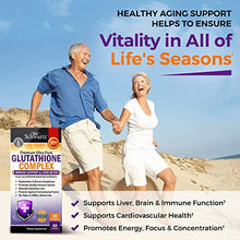 Load image into Gallery viewer, Glutathione Supplement Liver Detox with Quercetin Vitamin C Milk Thistle Alpha Lipoic Acid Liver Supplement & Immune Support Pills - Natural Immunity Defense Health Formula & Liver Cleanse 500mg 60ct