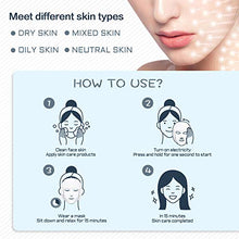 Load image into Gallery viewer, 7 LED Skin Care Mask for Face and Optical Cosmetic Mask and Portable Neck Skin Rejuvenation Light Therapy Facial Care Mask.White.