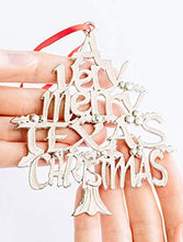 Load image into Gallery viewer, USA Handcrafted Texas TX Holiday Keepsake Christmas Ornament Pewter