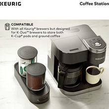Load image into Gallery viewer, Keurig K-Cup Pod & Ground Coffee Storage Unit, Coffee Storage, Holds up to 12 ounces of Ground Coffee & 12 K-Cup Pods, Black