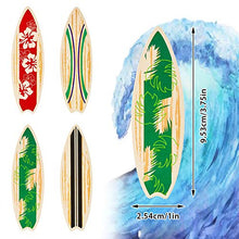 Load image into Gallery viewer, 48 Pieces Surfboard Cupcake Toppers Surfboard Beach Cake Decorations Surfboard Mini Accents for Swimming Pool Summer Beach Party Luau Birthday Baby Shower Party Supplies