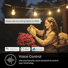 Load image into Gallery viewer, Kasa Outdoor Smart Dimmer Plug, IP64 Plug- in Dimmer for Outdoor String Lights, Compatible with Alexa, Google Assistant & SmartThings, Long Wi-Fi Range 2.4Ghz, No Hub Required, ETL Certified(KP405)