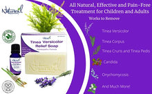 Load image into Gallery viewer, Naturasil Homeopathic Remedies Tinea Versicolor 10% Sulfur Soap | Also Helps to Relieve Candida & Onychomycosis- 4 Ounce Bar