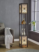 Load image into Gallery viewer, Artiva USA A808102DEX Infinity Heart Shelf Floor Lamp, 64", Expresso