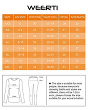 Load image into Gallery viewer, WEERTI Thermal Underwear for Women, Long Johns for Women with Fleece Lined, Long Underwear Women Winter Cold Weather (GREY+CHARCOAL XS)