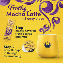 Load image into Gallery viewer, Gevalia Frothy 2-Step Mocha Latte Espresso Keurig K-Cup® Coffee Pods & Froth Packets Kit (6 ct Box)