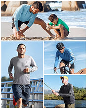 Load image into Gallery viewer, Roadbox Mens SPF UV Sun Long Sleeve Running Shirts Rash Guard Workout Swimming Beet Red