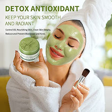 Load image into Gallery viewer, Green Tea Clay Facial Mask, Green Clay Mask with Volcanic Mud, Deep Washing Blackhead Remover Mud Mask, Purifying Facial Mask for Wrinkles, Blackheads, Pore, Acne (5.29oz)