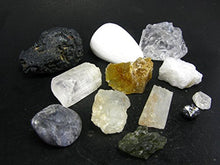 Load image into Gallery viewer, Rare Complete Synergy Twelve 12 Set Of Crystals - Phenakite Moldavite Natrolite Petalite Danburite Tektite Azeztulite Scolecite Herderite Tanzanite Brookite Satyaloka