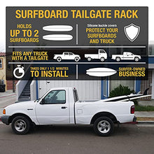 Load image into Gallery viewer, Ho Stevie! Surfboard Tailgate Pad for Shortboard Longboard SUP - Strong and Secure, Fits All Trucks