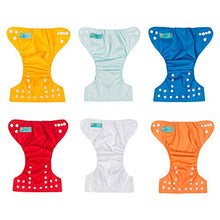 Load image into Gallery viewer, ALVABABY Newborn Cloth Diapers Pocket for Less Than 12pounds Cloth Diaper 6pcs with 12 Inserts 6SVB03