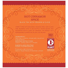 Load image into Gallery viewer, Harney & Sons Hot Cinnamon Spice Tea Tin - Black Tea with Orange & Sweet Clove - 2.67 Ounces, 30 Sachets