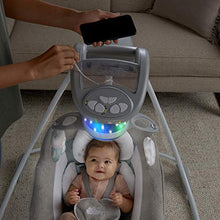Load image into Gallery viewer, Ingenuity DreamComfort Inlighten Cradling Swing & Rocker - Foldable Plug-in Swing - Pemberton (12321)