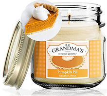 Load image into Gallery viewer, Pumpkin Pie Spice Scented Soy Candles | 8 oz Jar | Hand Made in The USA | Delicious Scent | Extra Clean Burning and Long-Lasting Soy Candle