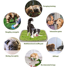 Load image into Gallery viewer, Bakumon Snuffle Mat for Dogs 21x16Inch Interactive Sniff Mats for Large Medium Small Dogs All Breed Dog Pet Snuffle Bowl Mat Nosework Training Foraging Mat Sniff Pad Feed Game Encourage Stress Relief