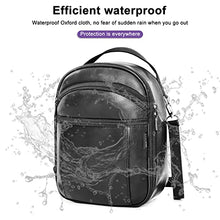 Load image into Gallery viewer, Artificial Leather Oculus Quest 2 Hard Carrying Case, Dustproof, Waterproof and Shockproof VR Glasses Storage Box with Shoulder Strap, Which can Store VR Headsets, Handles, Batteries and Elite Straps