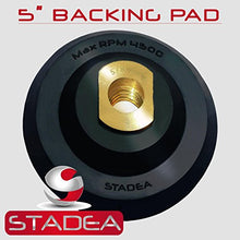 Load image into Gallery viewer, Stadea 5" Rubber Backer Pad/Rubber Backing Pad with Hook and Loop Backing Arbor 5/8" 11